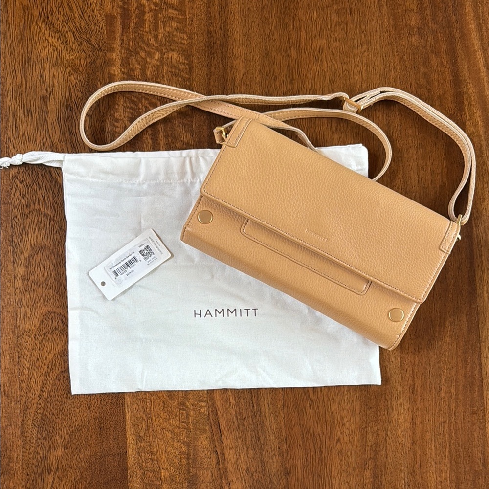 Hammitt AJ Tan Clutch Crossbody Bag
